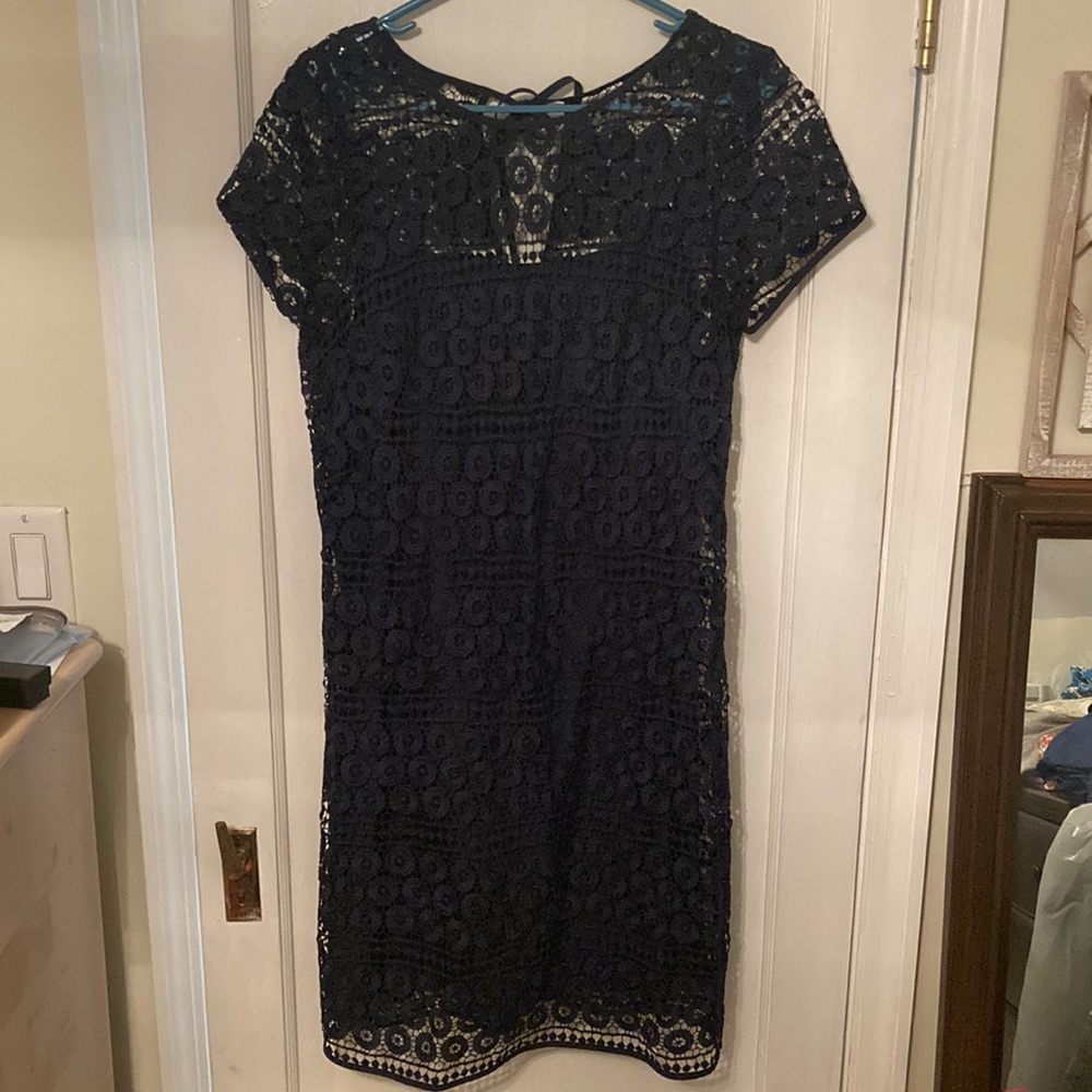 Dark blue dress